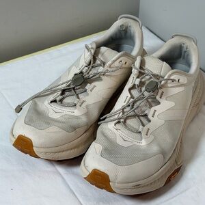 Hoka Women’s Size 9.5 Cream Athletic Running Walking Shoes